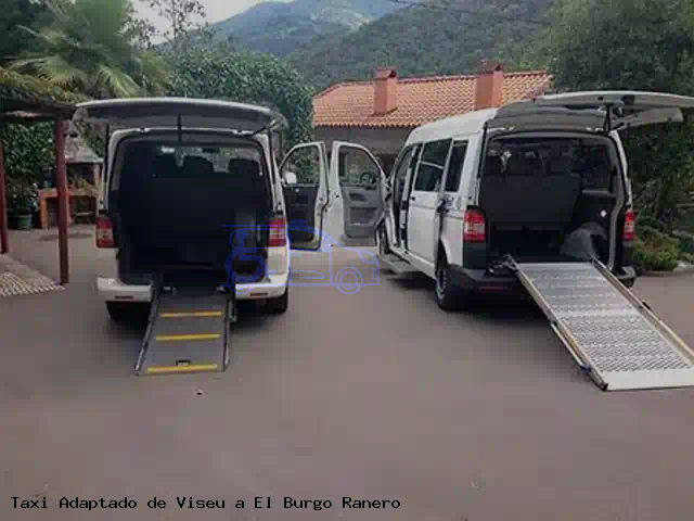 Taxi adaptado de El Burgo Ranero a Viseu